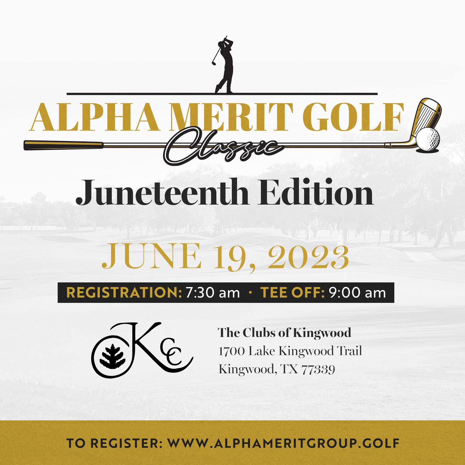 Alpha Merit Golf Classic 2023 Flyer